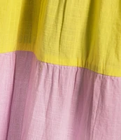 Roxy Honolulo Glow Color Block Sleeveless Maxi Dress