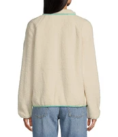 Roxy Long Sleeve Kipsie Plush Sherpa Jacket