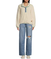 Roxy Long Sleeve Kipsie Plush Sherpa Jacket