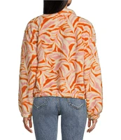 Roxy Long Sleeve Printed PolarFleece Jacket