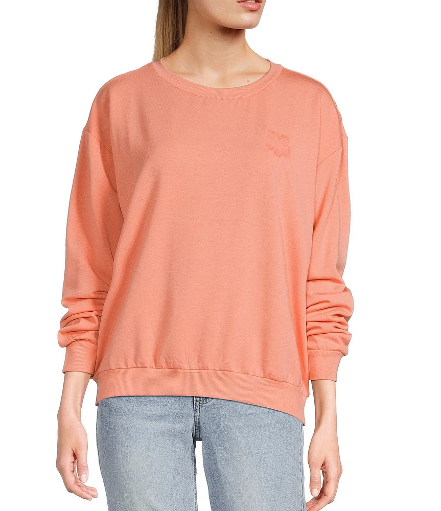 Roxy Long Sleeve Surfing By Moonlight Fleece Sweatshirt