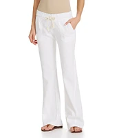 Roxy Oceanside Linen Blend Wide Leg Pants