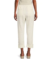 Roxy On The Seashore Mid Rise Linen/Poplin Jogger Pants