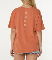 Roxy Protect Locals Short Sleeve Gauze Boyfriend T-Shirt