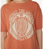 Roxy Protect Locals Short Sleeve Gauze Boyfriend T-Shirt