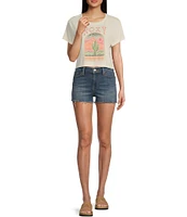 Roxy Saguaro Cropped Graphic T-Shirt