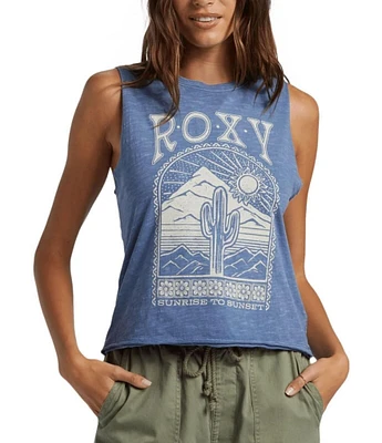 Roxy Saguaro Graphic Tank Top