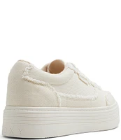 Roxy Sheilahh 2.0 Fray Trim Platform Sneakers