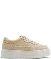 Roxy Sheilahh 2.0 Fray Trim Platform Sneakers