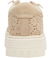 Roxy Sheilahh 2.0 Perforated Platform Sneakers