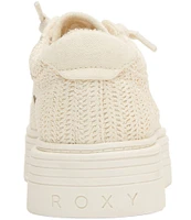 Roxy Sheilahh 2.0 Raffia Platform Sneakers