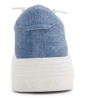 Roxy Sheilahh Denim Platform Sneakers