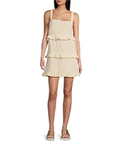 Roxy Soft Sands Tiered Mini Dress