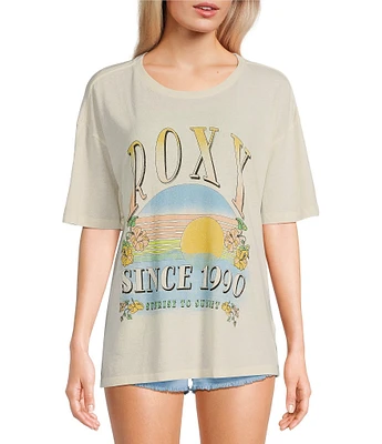 Roxy Sunrise To Sunset Oversized Graphic T-Shirt