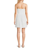 Roxy Sunrise Vibes Sleeveless Twisted-Bodice Cutout-Detail Dress