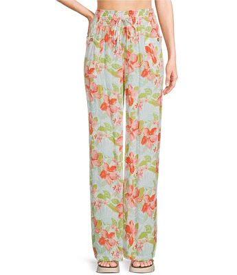 Roxy Sunset Daze Floral Printed Pull On Pants