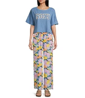 Roxy Sunset Dreams Floral Printed Palazzo Pants