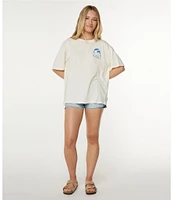 Roxy Sunset Dreams Short Sleeve Boyfriend Gauze T-Shirt