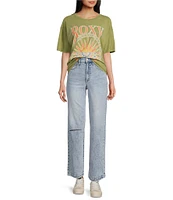 Roxy Surfs Up Oversized Short Sleeve Graphic T-Shirt