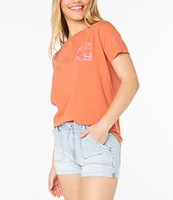 Roxy Wave Cuts Short Sleeve Jersey T-Shirt