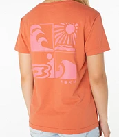 Roxy Wave Cuts Short Sleeve Jersey T-Shirt