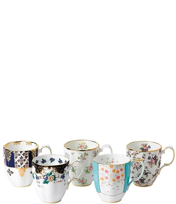 Royal Albert 100 Years 1900-1940 5-Piece Mug Set