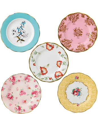 Royal Albert 100 Years 1950-1990 5-Piece Plate Set