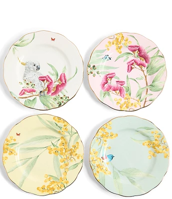 Royal Albert Miranda Kerr Australiana Mixed Salad Plates - Set of 4