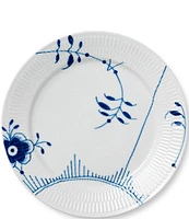 Royal Copenhagen Blue Fluted Floral Pattern Porcelain Mega Dinner Plate #2