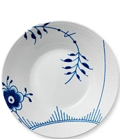 Royal Copenhagen Blue Fluted Floral Pattern Porcelain Mega Pasta Bowl