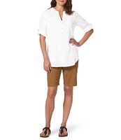 Royal Robbins Women's Oasis Non-Stretch Lawn Woven Split V-Neck 3/4 Sleeve Tunic