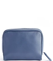 ROYCE New York Leather Contemporary Toiletry Bag