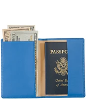 ROYCE New York Leather Foil-Stamped RFID Blocking Passport Jacket