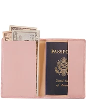 ROYCE New York Leather Foil-Stamped RFID Blocking Passport Jacket