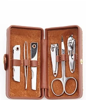 ROYCE New York Leather Framed Manicure Set