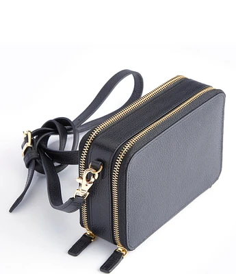 ROYCE New York Mini Leather Crossbody Bag