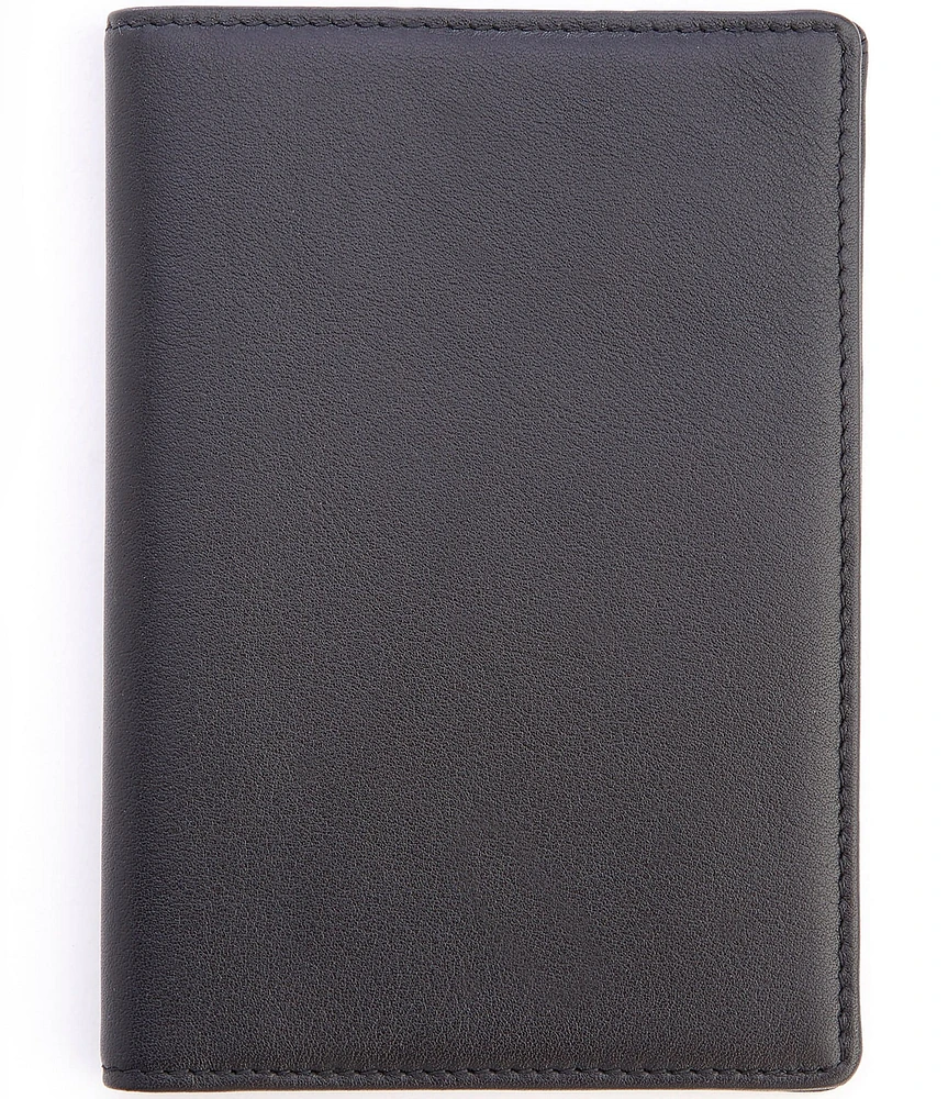 ROYCE New York RFID Blocking Leather Passport Wallet