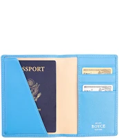 ROYCE New York RFID Blocking Leather Passport Wallet