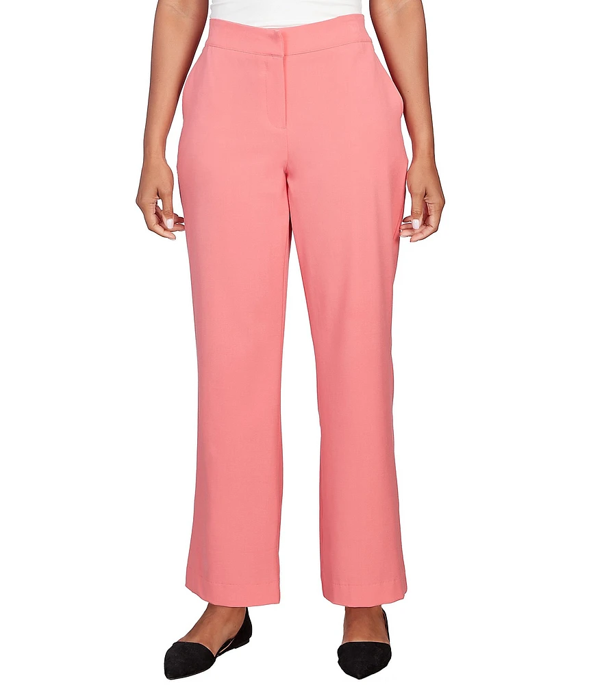 Ruby Rd. Elastic Back Waist Straight Leg Pants