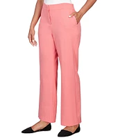 Ruby Rd. Elastic Back Waist Straight Leg Pants