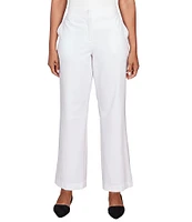 Ruby Rd. Elastic Back Waist Straight Leg Pants