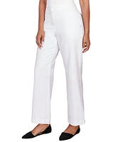 Ruby Rd. Elastic Back Waist Straight Leg Pants