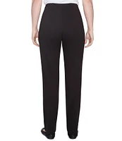 Ruby Rd. High Rise Front Seam Straight Leg Pull-On Pants