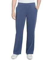 Ruby Rd. Luxe Rib Straight Leg Pull-On Pants