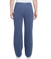 Ruby Rd. Luxe Rib Straight Leg Pull-On Pants