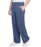 Ruby Rd. Luxe Rib Straight Leg Pull-On Pants