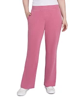 Ruby Rd. Luxe Rib Straight Leg Pull-On Pants