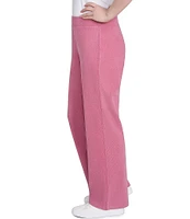 Ruby Rd. Luxe Rib Straight Leg Pull-On Pants