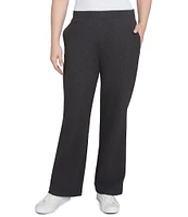 Ruby Rd. Luxe Rib Straight Leg Pull-On Pants