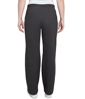 Ruby Rd. Luxe Rib Straight Leg Pull-On Pants